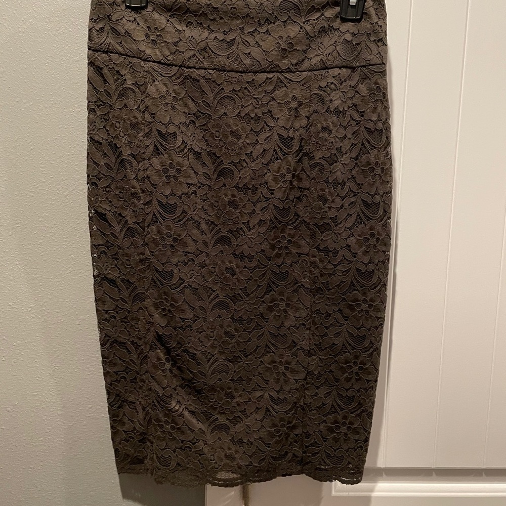 Express Green Skirt
